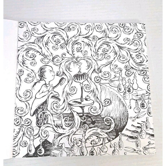 The Dr. Seuss Adult Coloring Book Relaxation Stress Relief Activity Lorax NEW - Picture 4 of 4